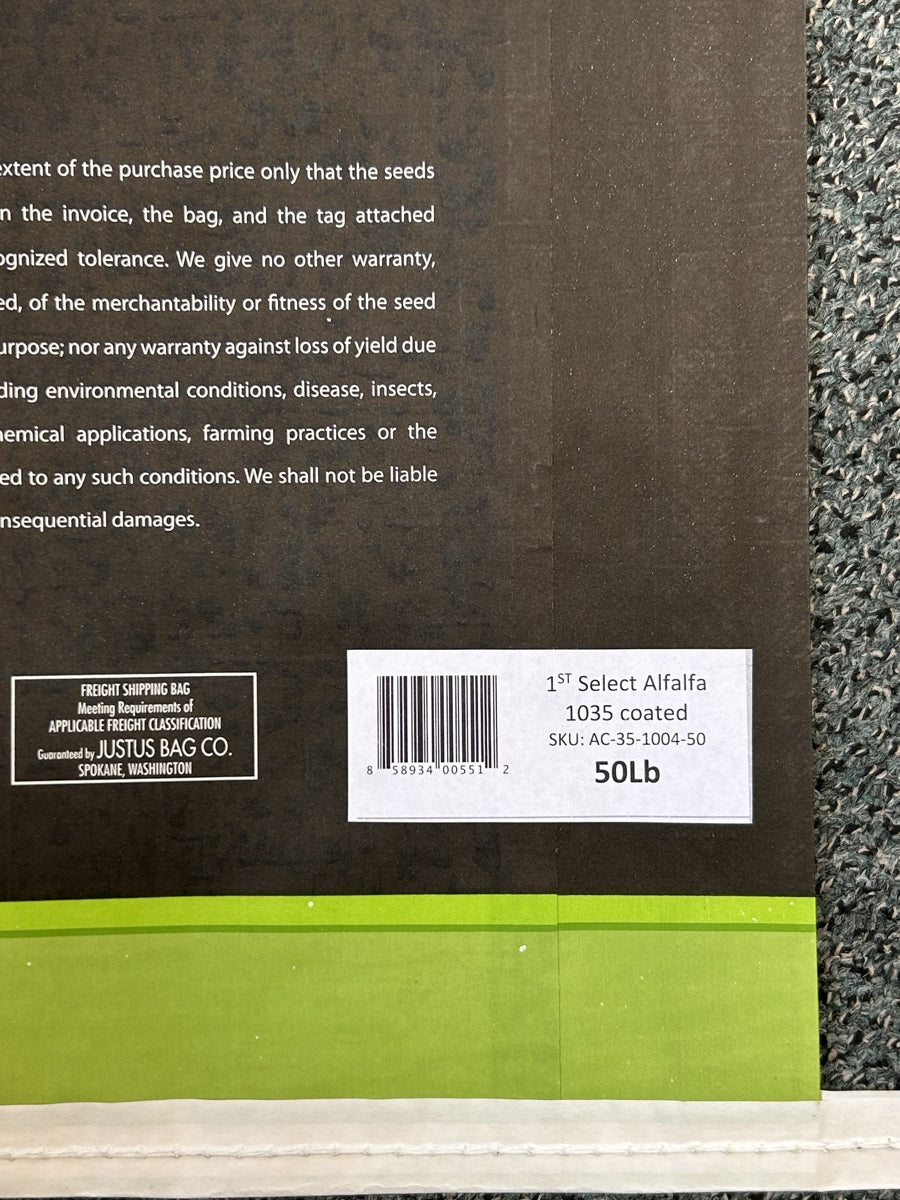 1st Select 1035 Alfalfa (Coated)