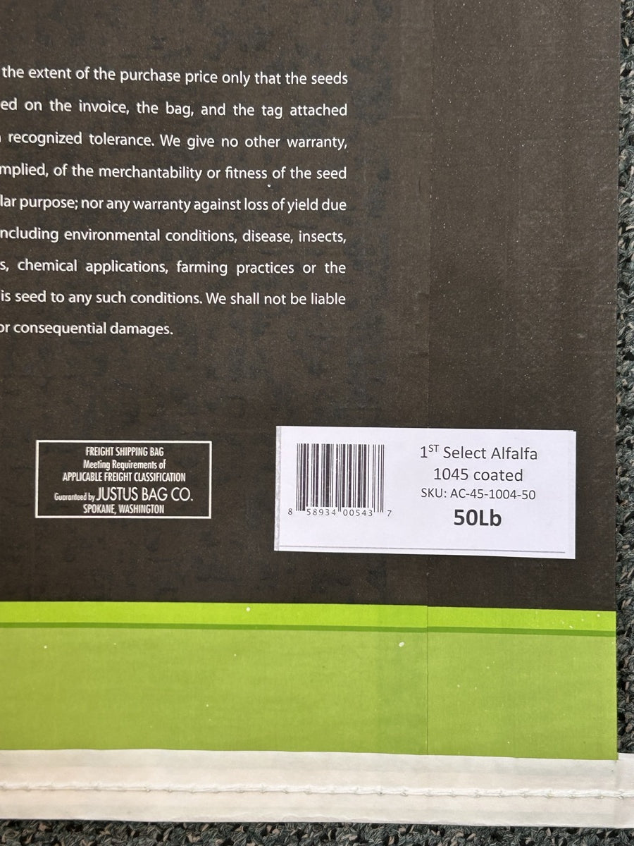 1st Select 1045 Alfalfa (Coated)